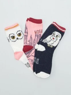 3 Paia Di Calzini 'Harry Potter'