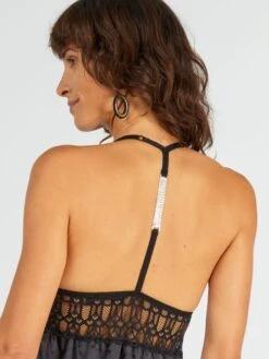 Babydoll Dettaglio Gioiello 7 Babydoll Dettaglio Gioiello -Kiabi babydoll dettaglio gioiello nero auf40 1 frb4