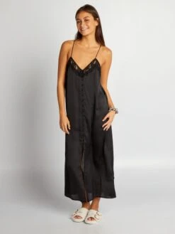 Babydoll Lungo In Raso