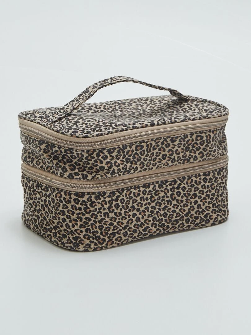 Beauty Case Con Stampa Leopardata 1 Beauty Case Con Stampa Leopardata