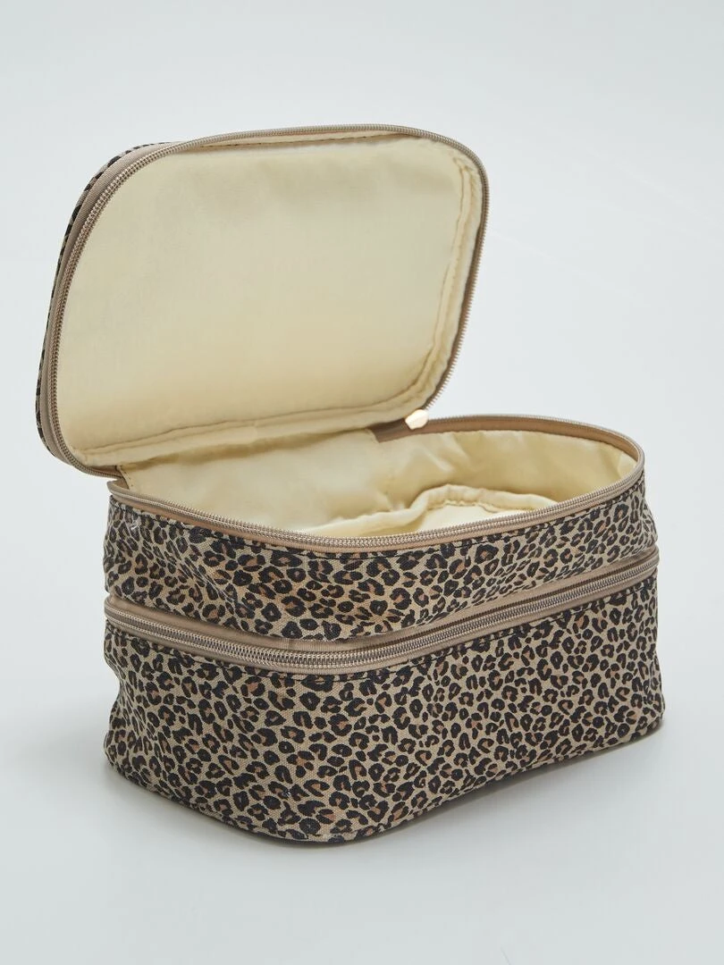 Beauty Case Con Stampa Leopardata 2 Beauty Case Con Stampa Leopardata - immagine 2