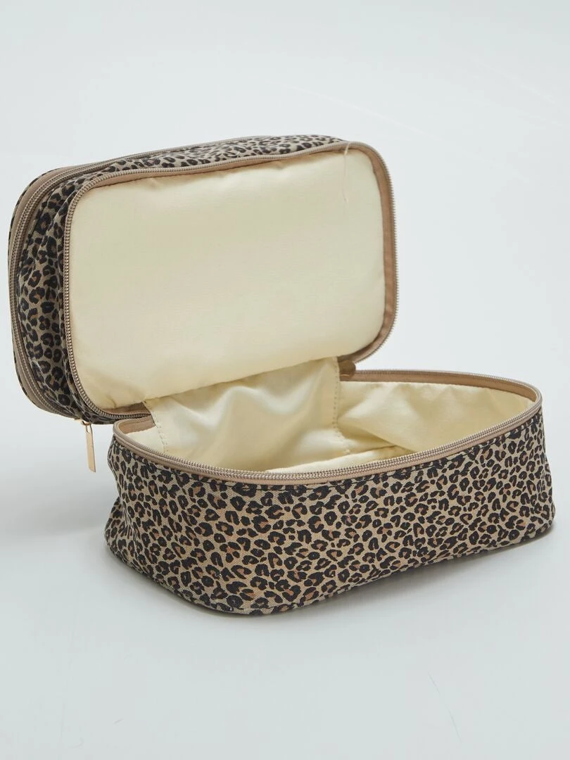 Beauty Case Con Stampa Leopardata 3 Beauty Case Con Stampa Leopardata - immagine 3