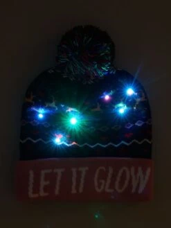 Berretto Di Natale Con Luci -Kiabi berretto di natale con luci rosa azg53 2 frb3