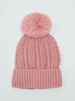 Berretto In Maglia A Trecce