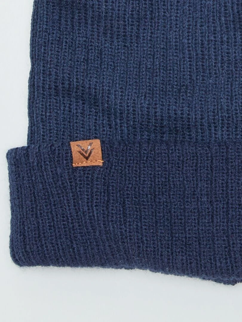 Berretto In Maglia Con Stampa Davanti 2 Berretto In Maglia Con Stampa Davanti - immagine 2