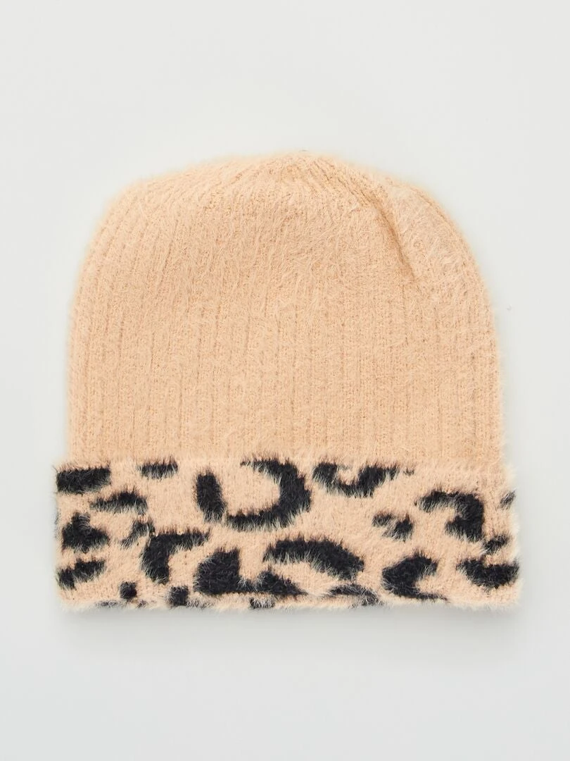 Berretto In Maglia Lanosa 'leopardo' 1 Berretto In Maglia Lanosa 'leopardo'