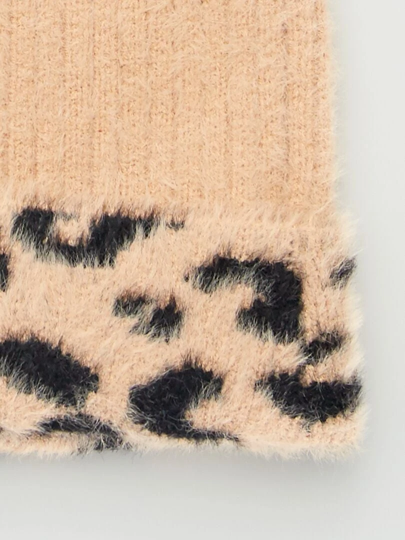 Berretto In Maglia Lanosa 'leopardo' 2 Berretto In Maglia Lanosa 'leopardo' - immagine 2