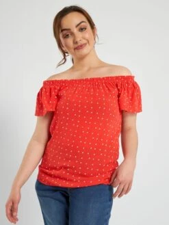 Blusa Con Stampa - Facile Da Infilare