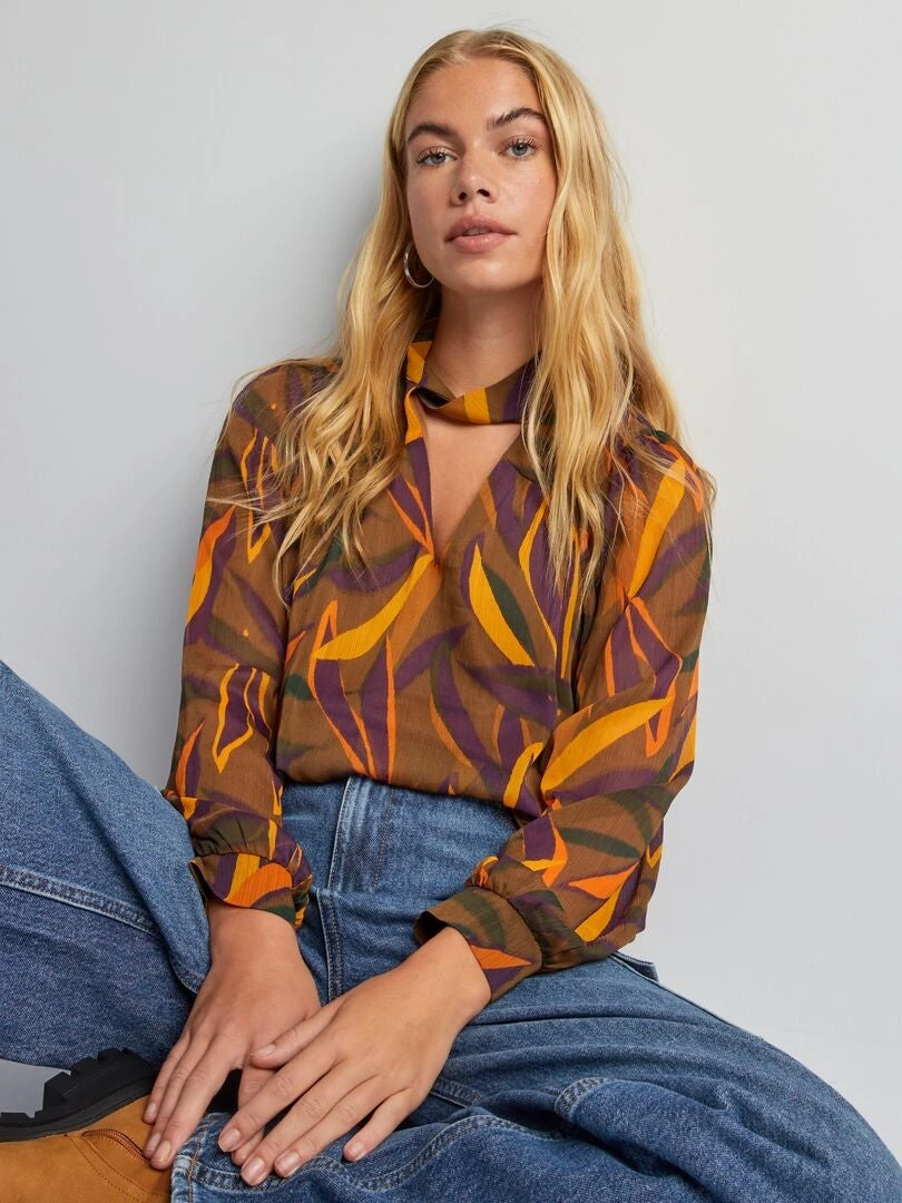 Blusa Morbida In Voile - 1 Blusa Morbida In Voile -