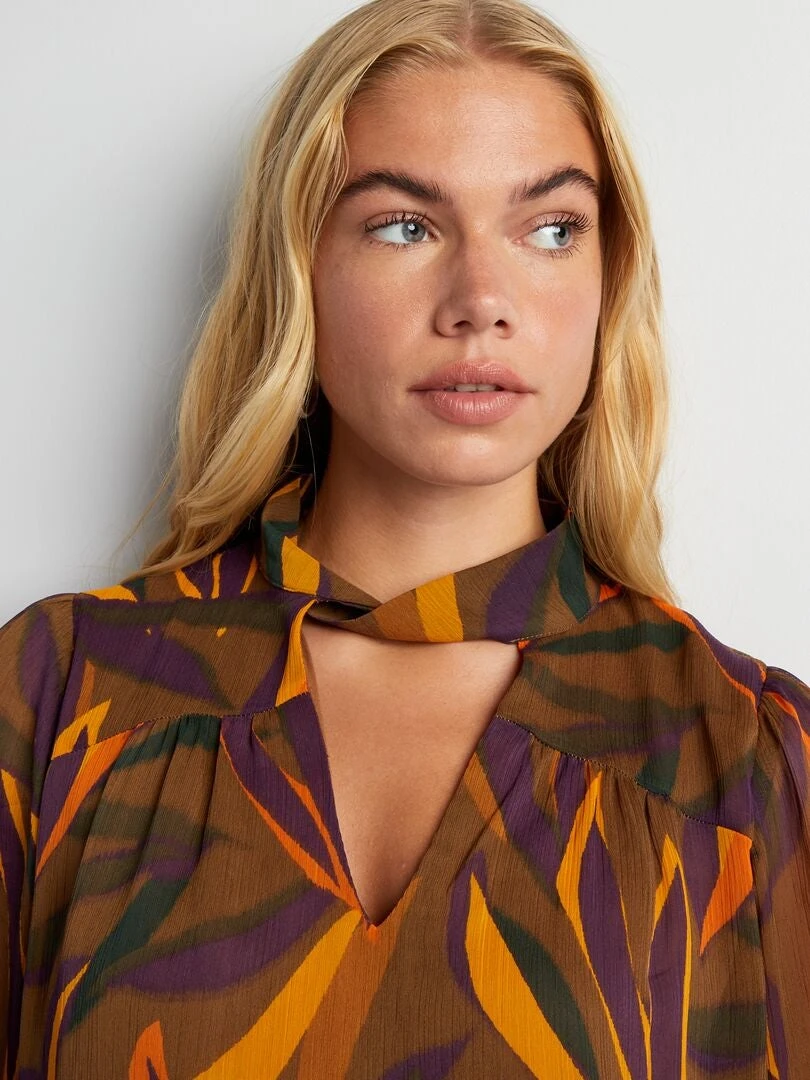 Blusa Morbida In Voile - 4 Blusa Morbida In Voile - - immagine 4