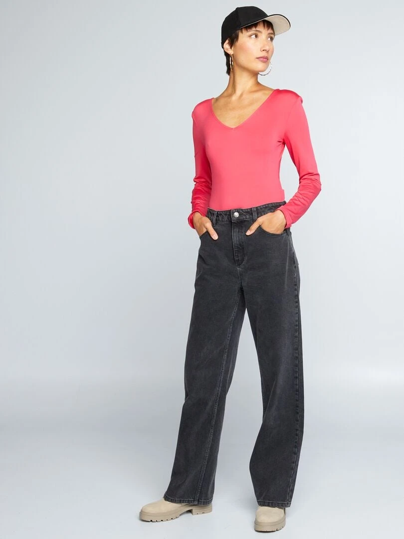 Body Maniche Lunghe In Microfibra 3 Body Maniche Lunghe In Microfibra - immagine 3