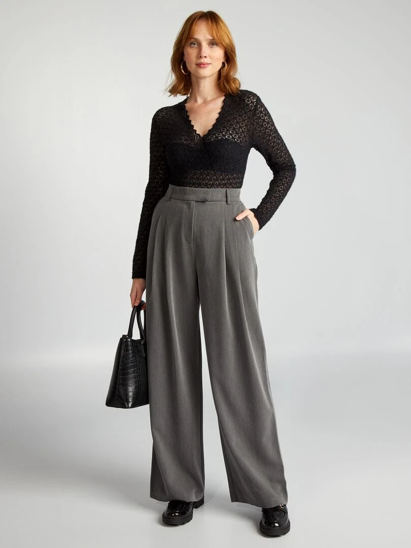 Body Traforato Con Scollo A V 3 Body Traforato Con Scollo A V - immagine 3