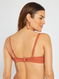 Brassière In Pizzo 'Sans Complexe' -Kiabi brassiere in pizzo sans complexe arancione atv80 1 frb3