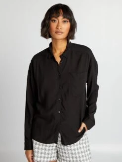 Camicetta Classica -Kiabi camicetta classica nero azc47 1 frb3