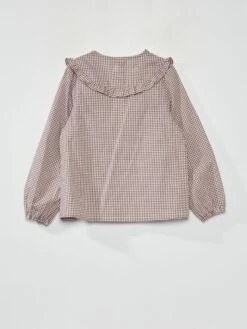 Camicetta Con Volant -Kiabi camicetta con volant marrone ata57 1 frb3