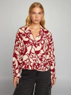 Camicetta Floreale -Kiabi camicetta floreale rosso bfj49 1 frb3