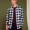 Camicia A Quadri In Flanella