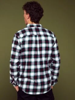 Camicia A Quadri In Flanella 5 Camicia A Quadri In Flanella -Kiabi camicia a quadri in flanella bianco ass15 2 frb3