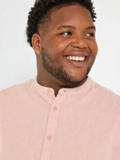 Camicia Collo Alla Coreana Con Maniche Lunghe -Kiabi camicia collo alla coreana con maniche lunghe rosa ajg50 1 frb4