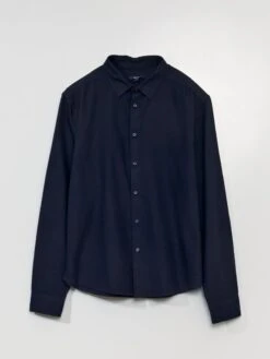 Camicia Con Apertura Magnetica - Facile Da Infilare -Kiabi camicia con apertura magnetica facile da infilare blu aml72 1 frb6