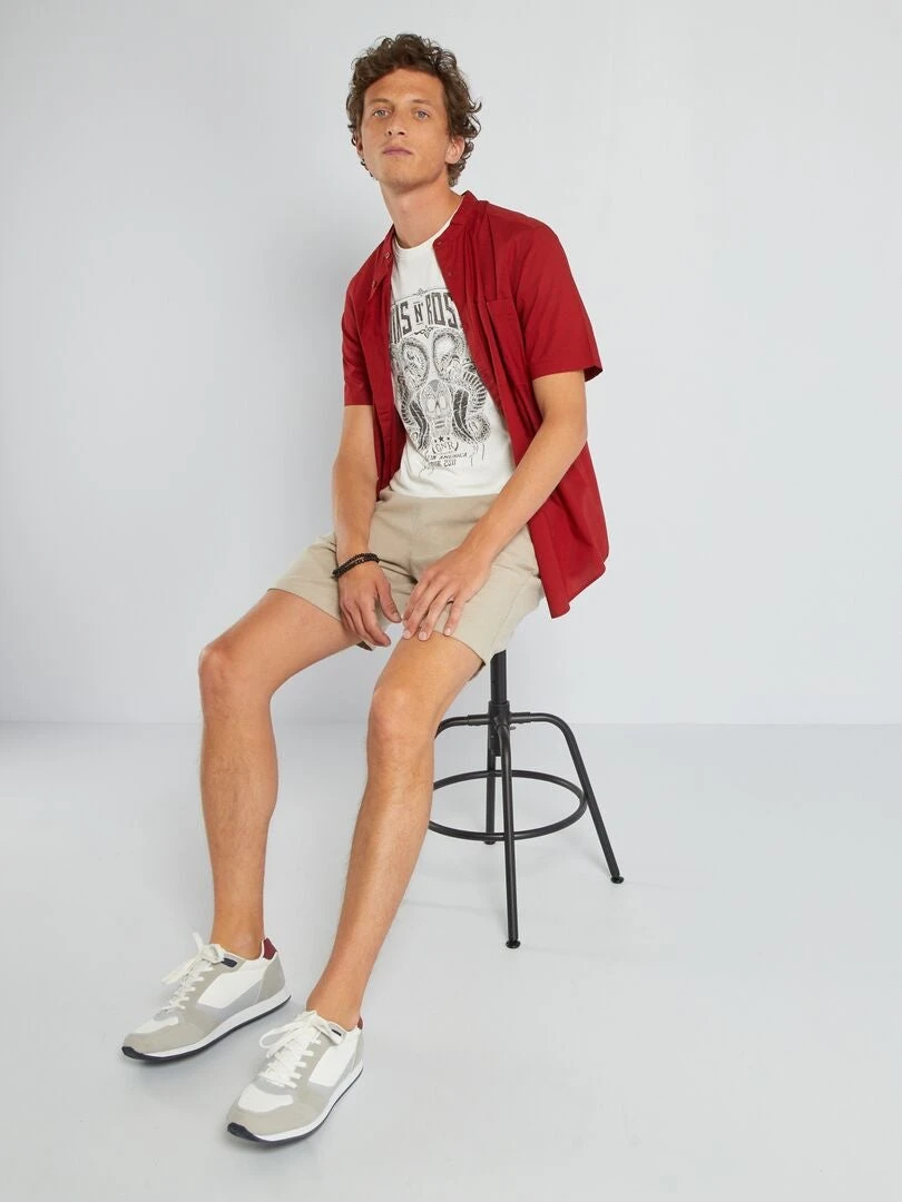 Camicia Con Collo Alla Coreana 1 Camicia Con Collo Alla Coreana