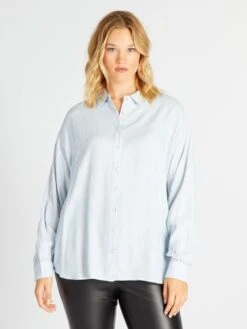 Camicia Con Motivo -Kiabi camicia con motivo blu aiu09 4 frb3