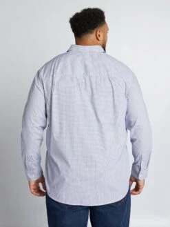 Camicia Con Motivo Vichy -Kiabi camicia con motivo vichy blu asi08 2 frb3