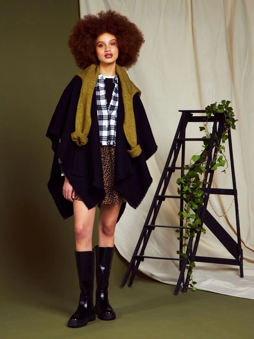 Camicia Cropped A Quadri 2 Camicia Cropped A Quadri - immagine 2