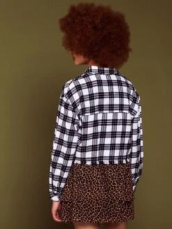 Camicia Cropped A Quadri 8 Camicia Cropped A Quadri -Kiabi camicia cropped a quadri nero axl67 1 frb4