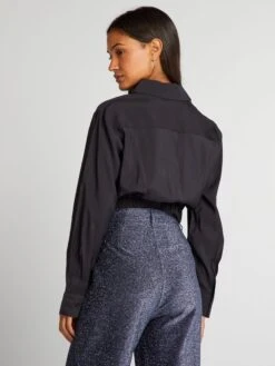 Camicia Cropped -Kiabi camicia cropped nero bal66 2 frb3
