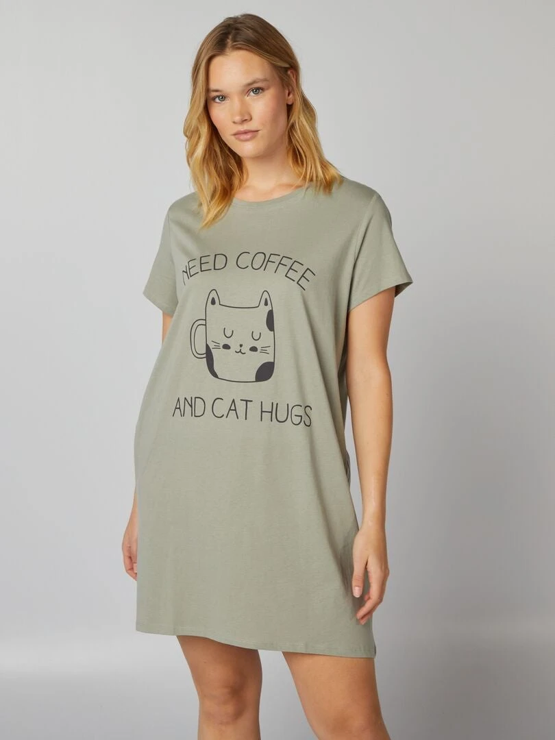 Camicia Da Notte Stampata 2 Camicia Da Notte Stampata - immagine 2