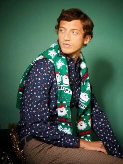 Camicia Di Natale Con Motivi