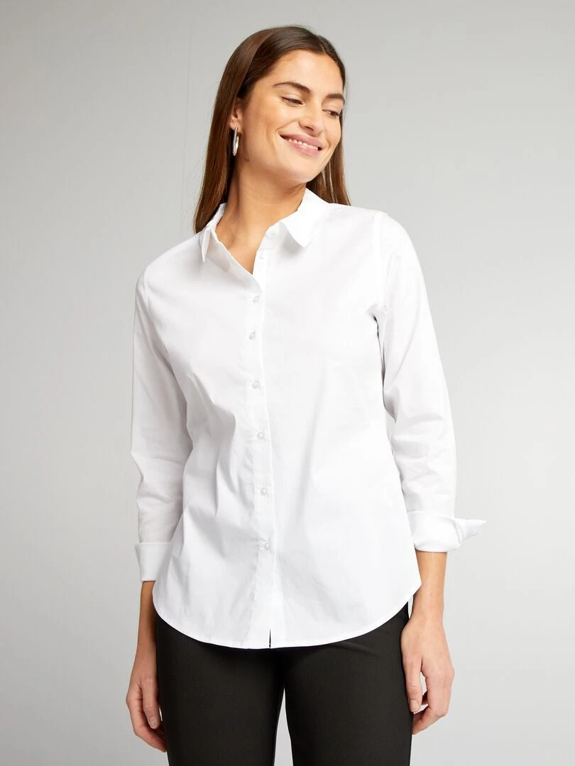 Camicia Effetto Fit Collo Italiano 1 Camicia Effetto Fit Collo Italiano