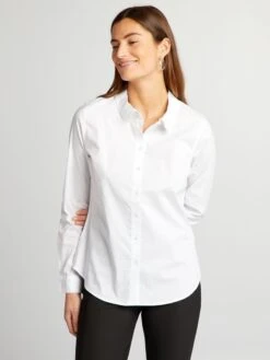 Camicia Effetto Fit Collo Italiano 6 Camicia Effetto Fit Collo Italiano -Kiabi camicia effetto fit collo italiano bianco yz543 4 frb3