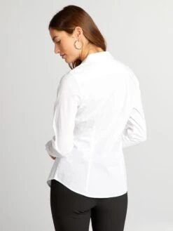 Camicia Effetto Fit Collo Italiano 7 Camicia Effetto Fit Collo Italiano -Kiabi camicia effetto fit collo italiano bianco yz543 4 frb4