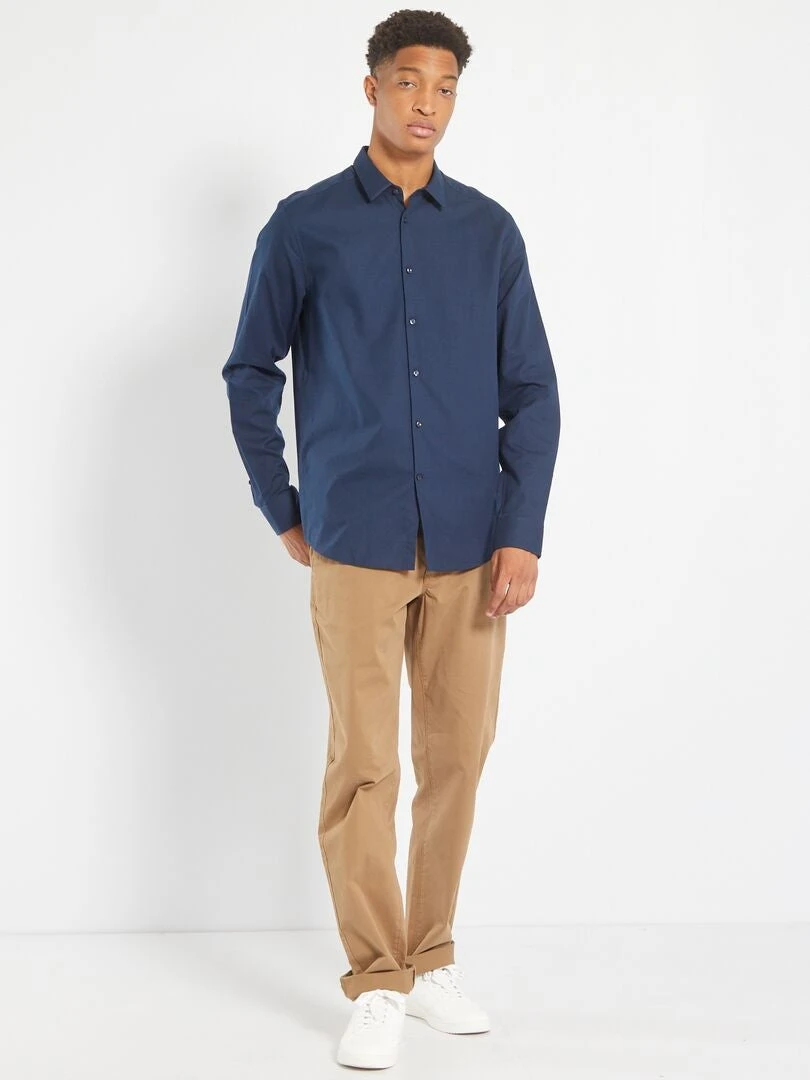 Camicia In Cotone Oxford + 190 Cm 2 Camicia In Cotone Oxford + 190 Cm - immagine 2