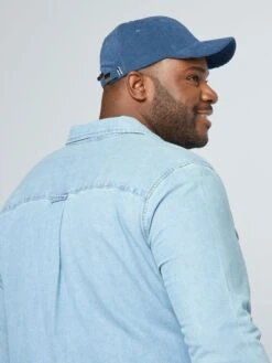 Camicia In Denim -Kiabi camicia in denim blu aqu21 3 frb5