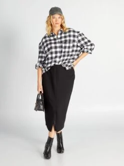 Camicia In Flanella A Quadri 5 Camicia In Flanella A Quadri -Kiabi camicia in flanella a quadri nero ayd14 1 frb2