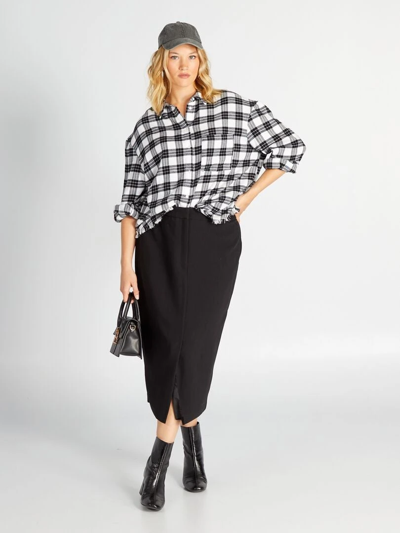 Camicia In Flanella A Quadri 2 Camicia In Flanella A Quadri - immagine 2