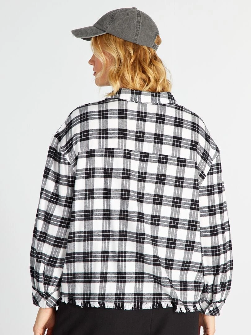 Camicia In Flanella A Quadri 3 Camicia In Flanella A Quadri - immagine 3