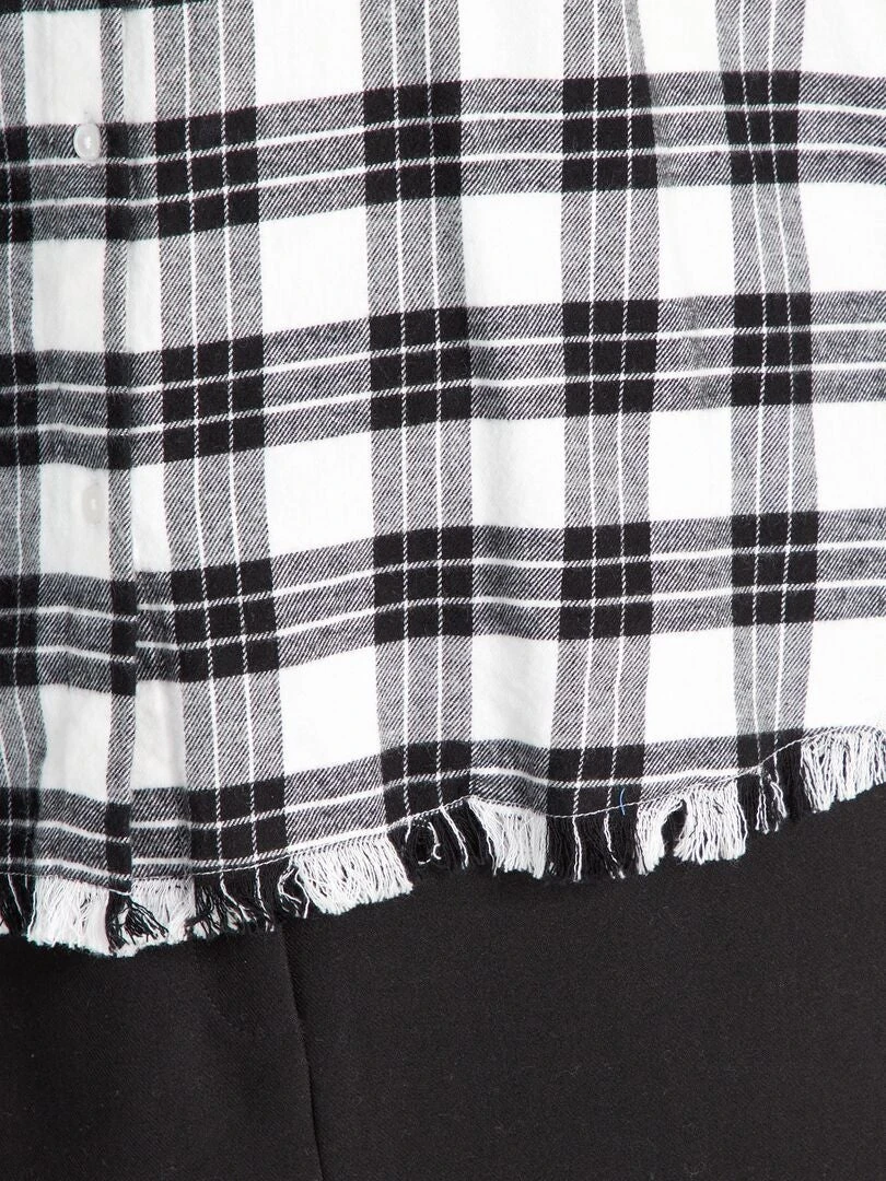 Camicia In Flanella A Quadri 4 Camicia In Flanella A Quadri - immagine 4