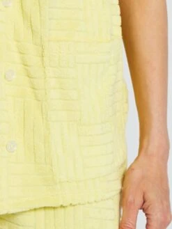 Camicia In Spugna -Kiabi camicia in spugna giallo anb36 1 frb6