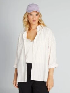 Camicia Lunga Con Collo Italiano