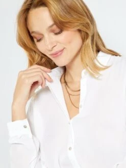 Camicia Morbida -Kiabi camicia morbida bianco xm738 1 frb4