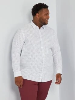 Camicia Regular A Maniche Lunghe -Kiabi camicia regular a maniche lunghe bianco ade25 3 frb3