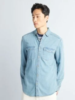 Camicia Regular In Denim