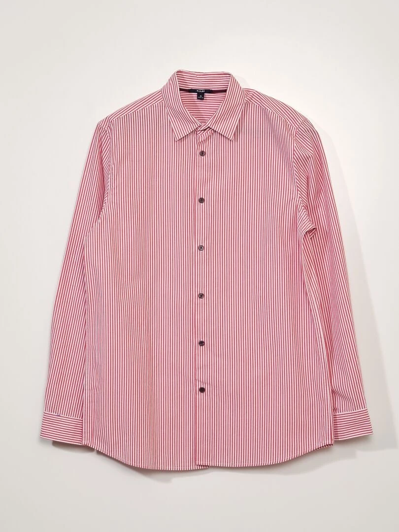 Camicia Slim A Righe 1 Camicia Slim A Righe