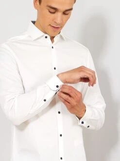 Camicia Slim Stretch -Kiabi camicia slim stretch bianco ww107 2 frb4