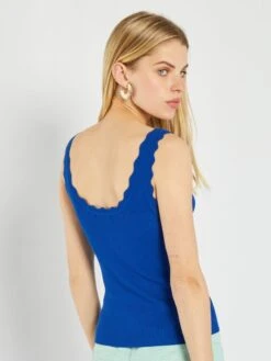 Canotta A Coste 'JDY' -Kiabi canotta a coste jdy blu anw45 1 frb3