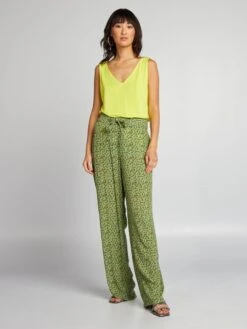 Canotta Con Scollo A V -Kiabi canotta con scollo a v giallo atk83 2 frb3